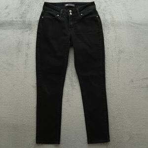 Levi's 529 Jeans Womens Size 4M Black Low-Rise Curvy Skinny Leg Denim 30" Inseam